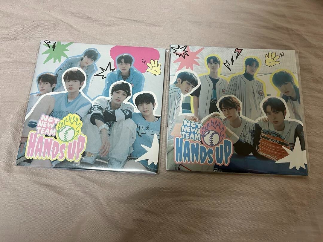 NCT NEW TEAM Wish Hands Up A B Ver Set of 2 Limited First Edition