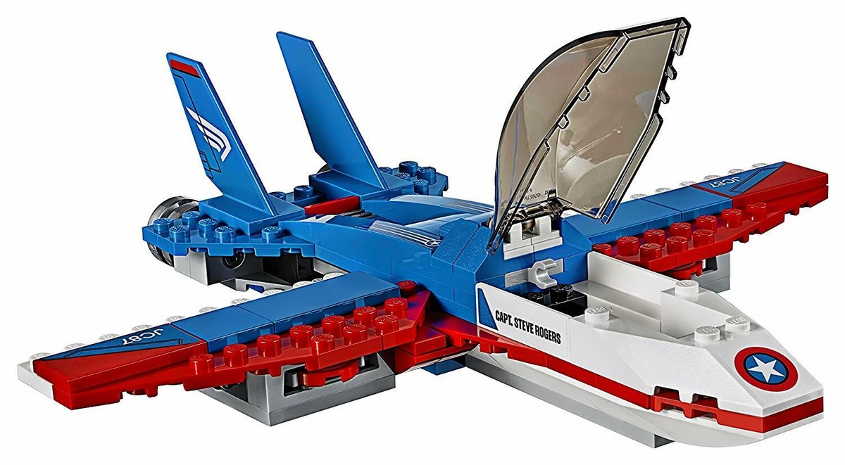 LEGO 76076 Marvel Super Heroes Captain America Jet Pursuit 160