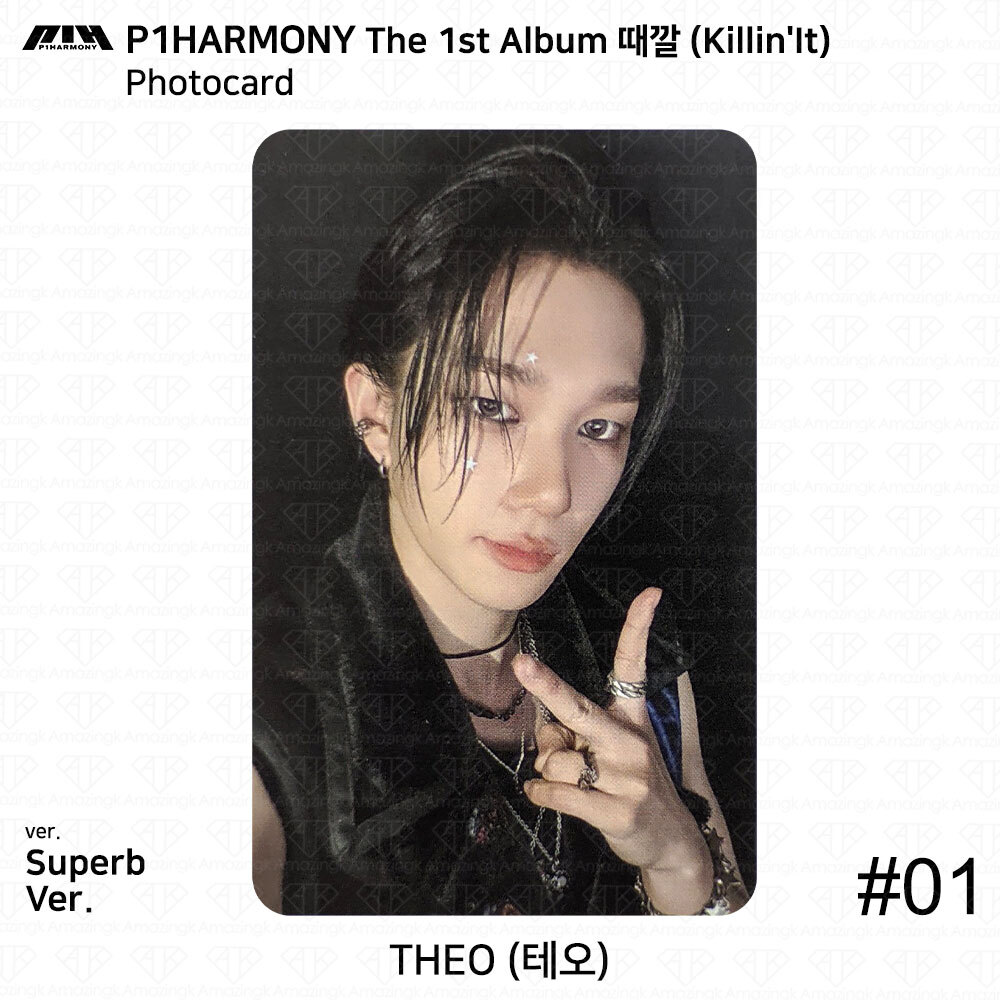 P1Harmony The 1st Album Killin'It Superb Ver Photocard Polaroid
