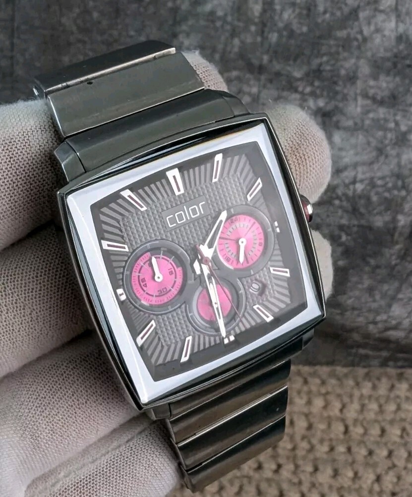Rare Vintage The Clock House 1964 The Clock House Pink Steel