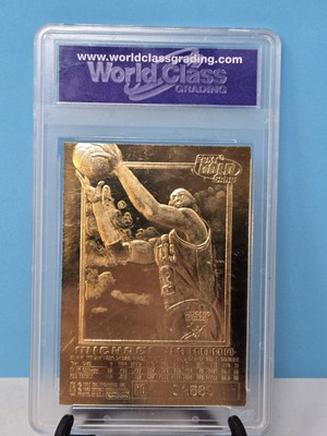 1996-97 EX-2000 MICHAEL JORDAN HOLOGRAPHIC REFRACTOR SIGNATURE 23