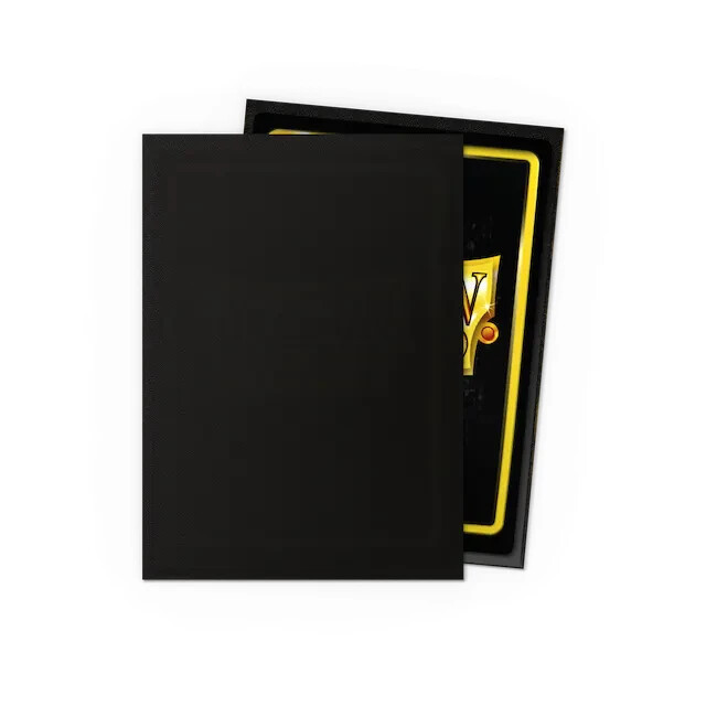 100-Pack) Dragon Shield Standard Size Gaming Card Sleeves - JET