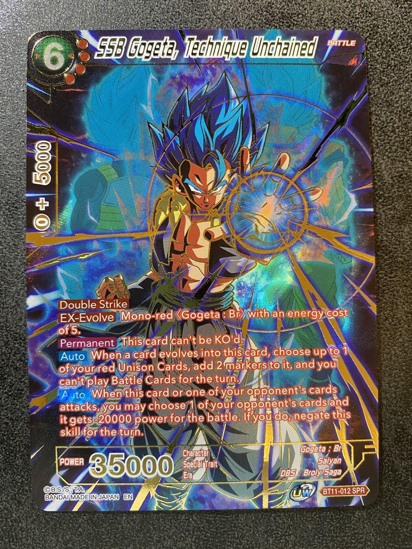 Gogeta Blue Dragon Ball Super Card Game Fusion World | eBay
