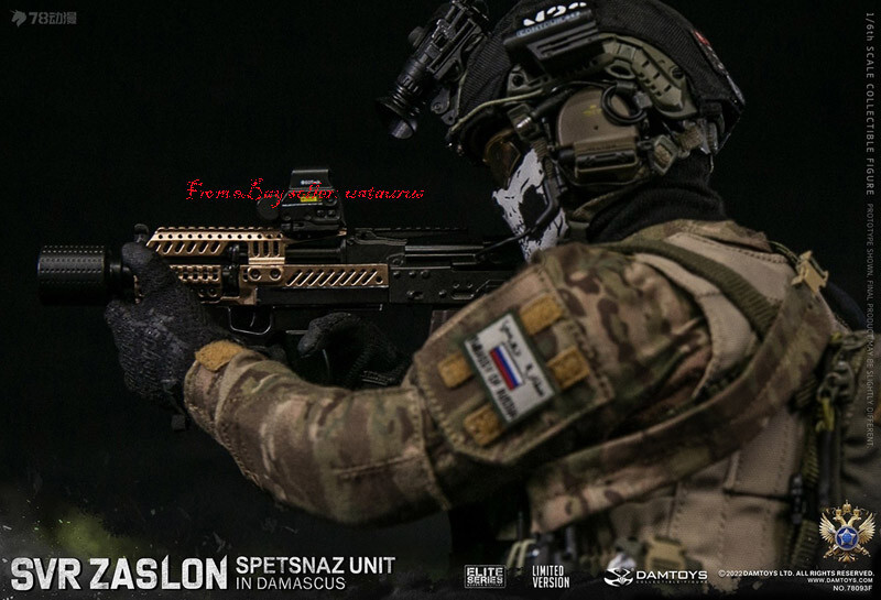 Perfect Damtoys 78093f 1/6 Russian Svr Zaslon Damascus Limited Ver