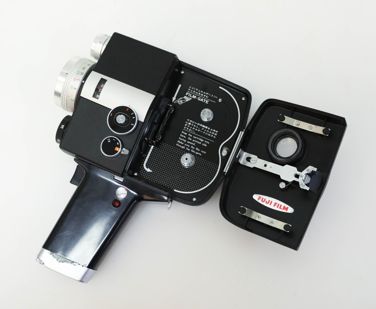 Fujica Single-8 Z2 8mm Film Camera w/ 2 Packs Film, Manual