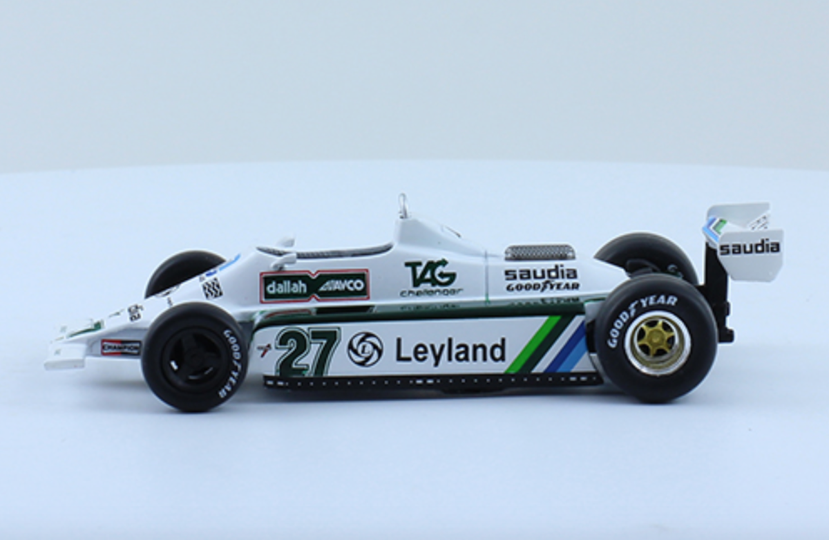 Williams FW07B 1980 Alan Jones Rare Formula 1 F1 Diecast Car Scale