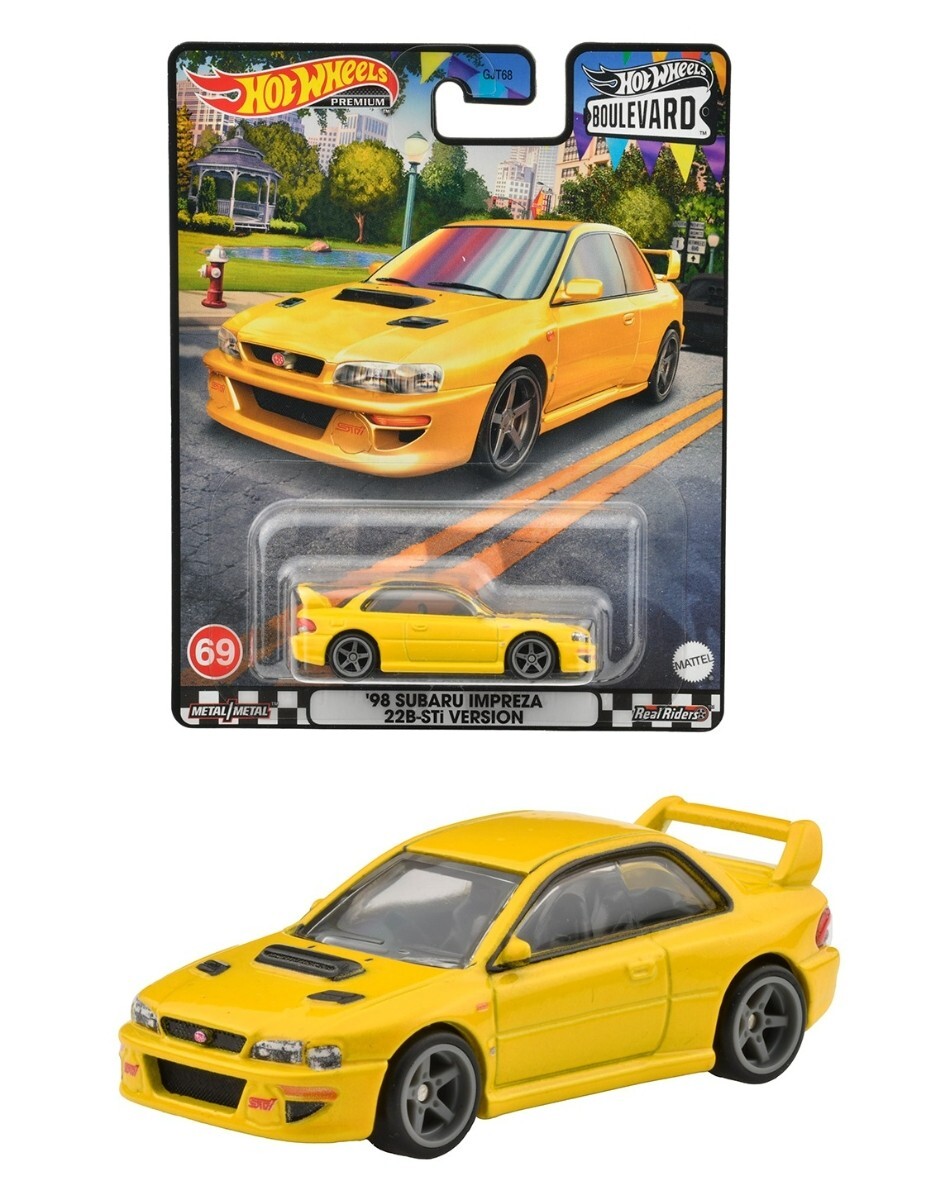 Hot Wheels Premium Boulevard '98 Subaru Impreza 22B-STi Version