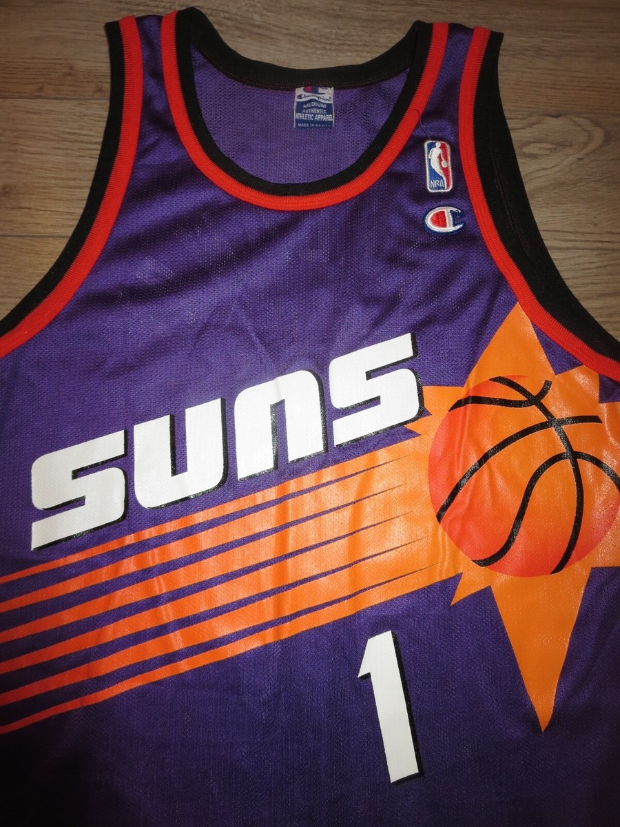 Penny Anfernee Hardaway Phoenix Suns Champion NBA Sun Burst Jersey