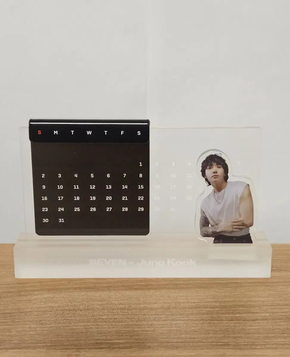 BTS Jungkook Seven Weavers Shop Acrylic Eternity Calendar | eBay