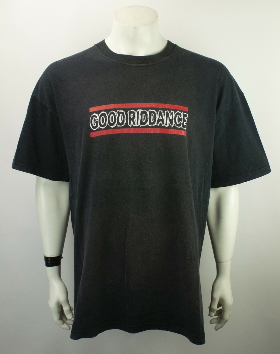 Vintage Good Riddance Band Santa Cruz Hardcore T Shirt Size XL | eBay