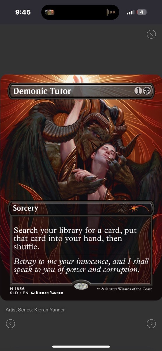 MTG Secret Lair Kieran Yanner Magic The Gathering Artist Series
