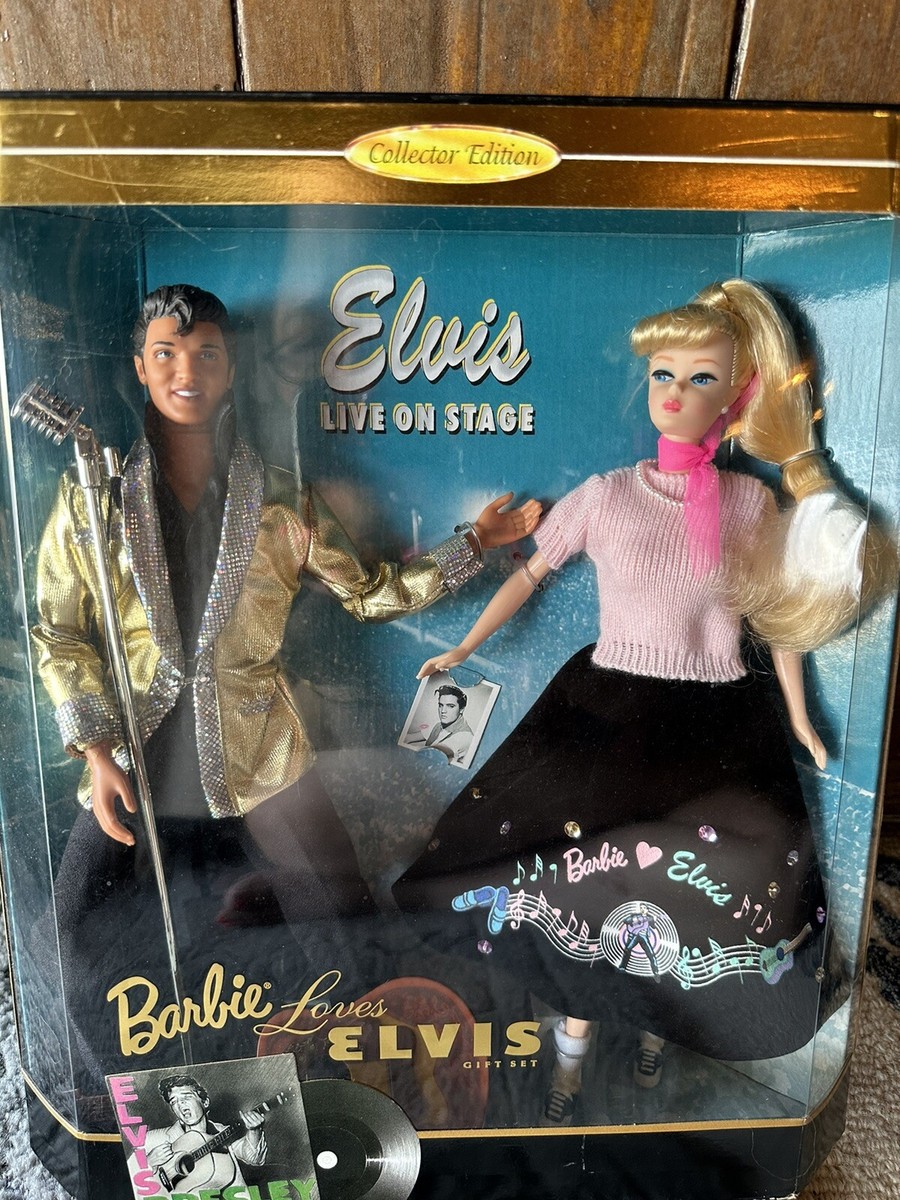 Barbie Loves Elvis Collector Edition Doll Set 1996 Mattel 17450 | eBay