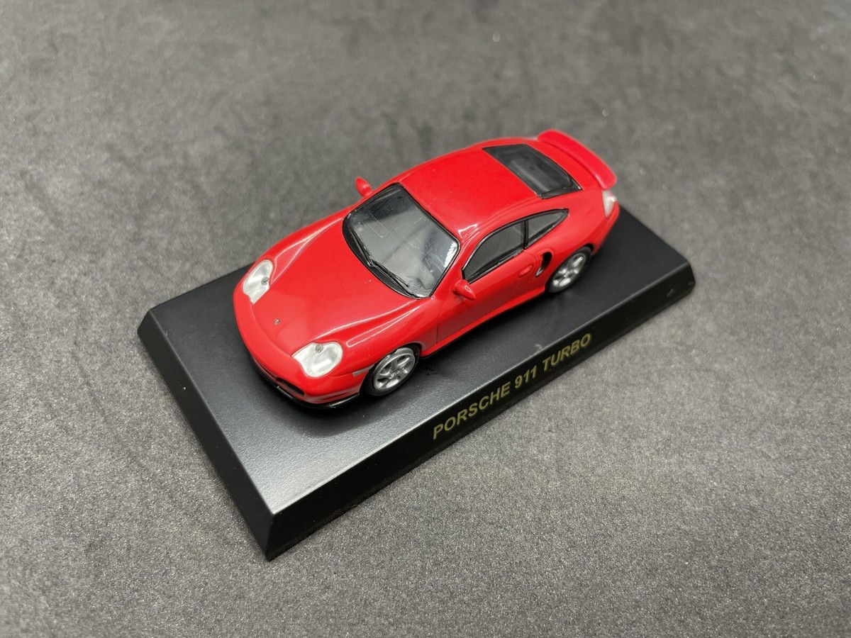 Kyosho 1/64 Porsche collection3 911 Turbo 996 red diecast model