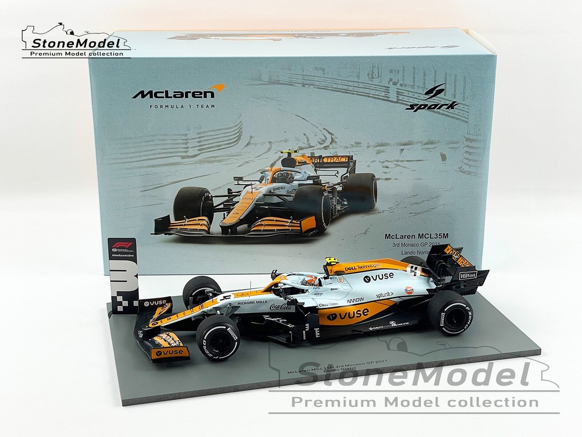 ミニチャンプス1/18 2021 ランドノリス F1 ガルフGluf