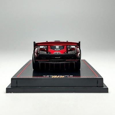 Collectible 1:64 McLaren Senna GTR Red Alloy Diecast Model Car