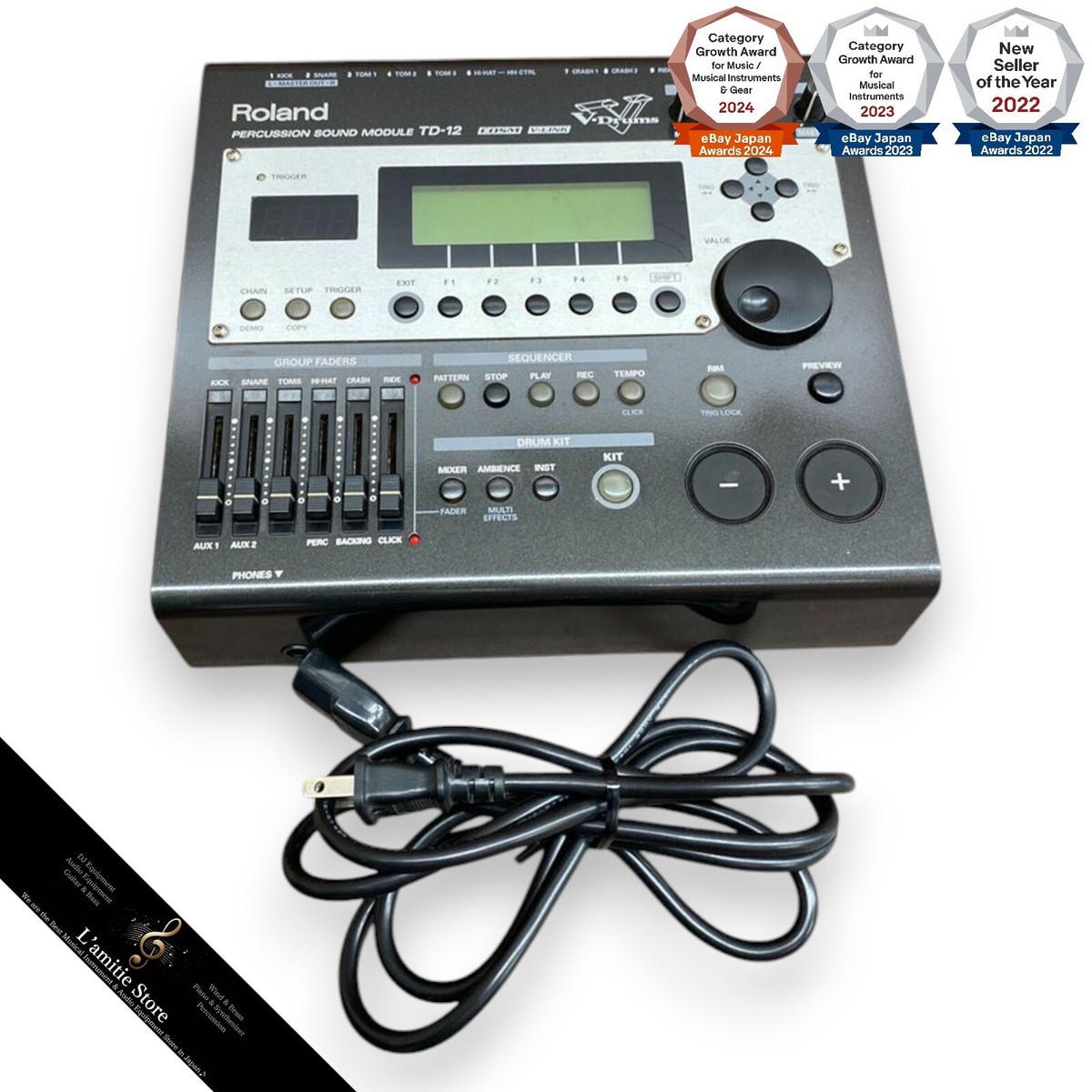 Roland TD-12 Percussion Sound Module Electronic Drum V-Drums TD12