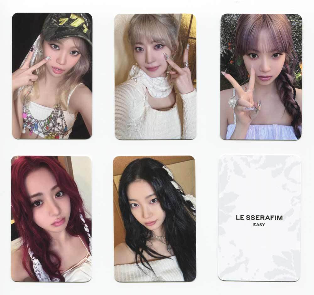 LE SSERAFIM - EASY 3rd Mini [MUSIC KOREA] POB LUCKY DRAW OFFICIAL