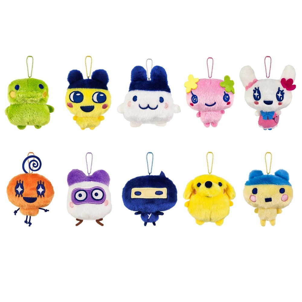 Bandai Tamagotchi Mascot Plush Keyring Keychain Charm Young