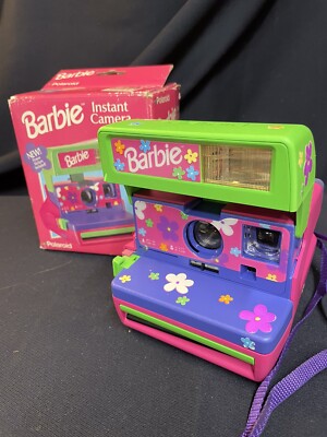Barbie Polaroid Instant Camera - Mattel 1998 In Box - Not Tested