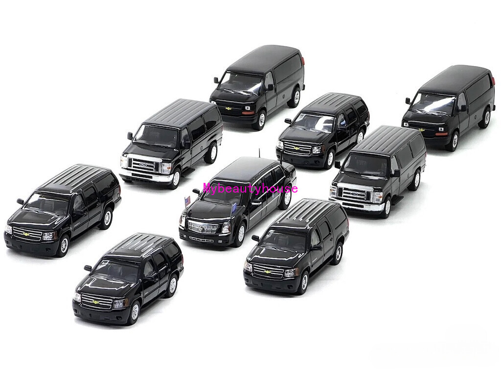 596 1:64 HEC President Beast Tahoe Suburban Express Set Model
