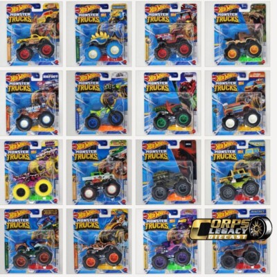 Hot Wheels Monster Trucks 1:64 Scale Diecast Toys - YOU PICK Truck