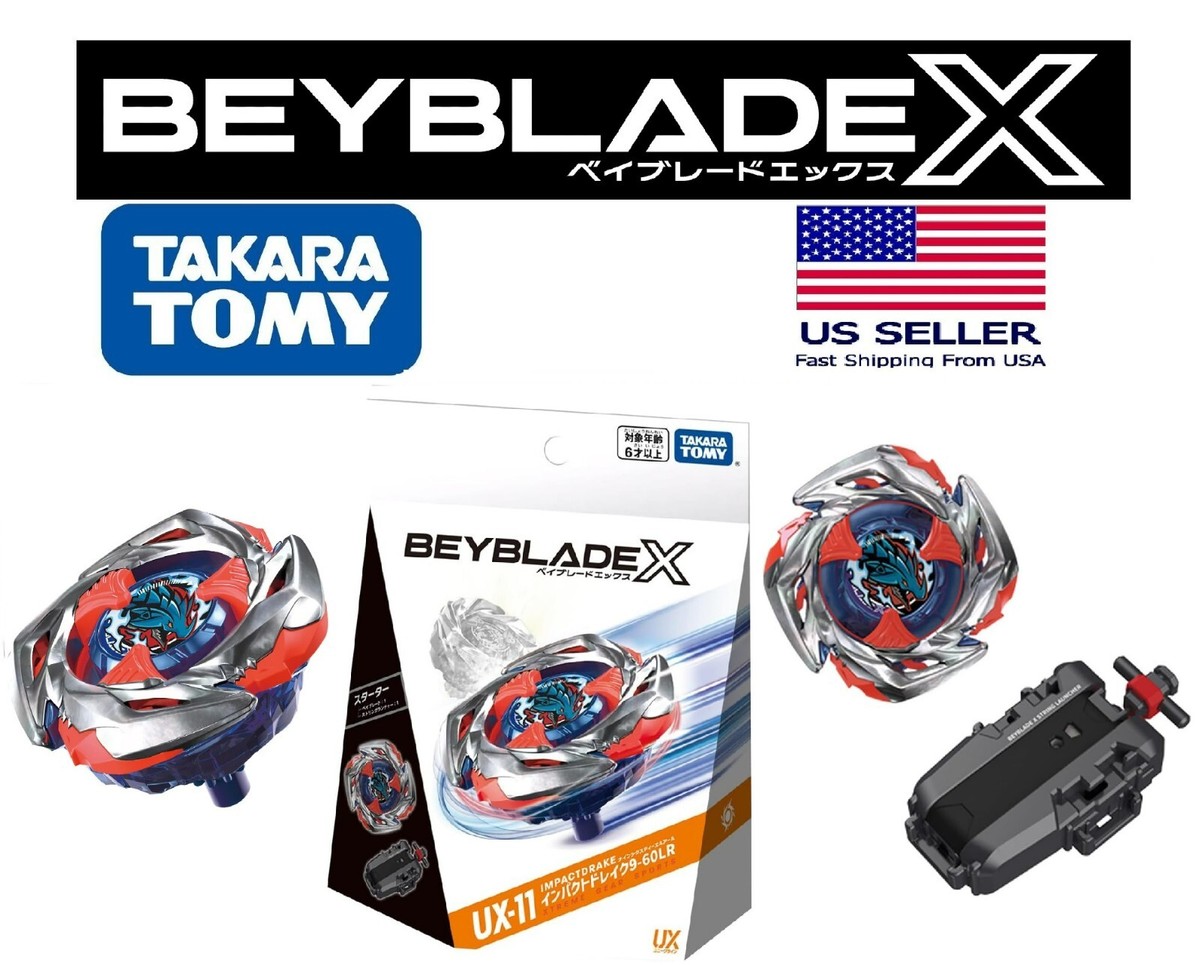 Takara Tomy Beyblade X UX-11 Impact Drake 9-60LR Starter Set JP