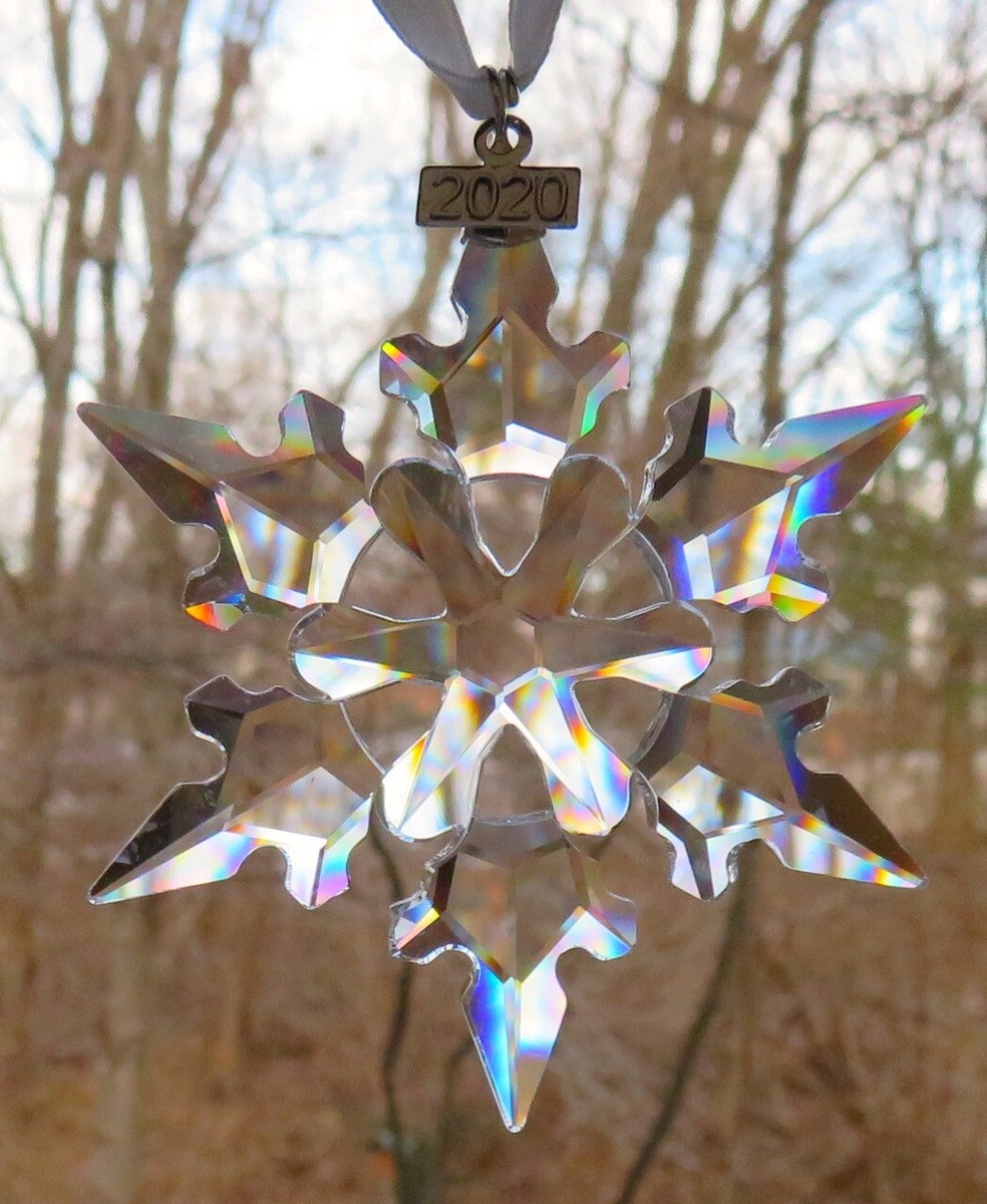 SWAROVSKI Crystal 2020 Annual Snowflake Christmas Ornament