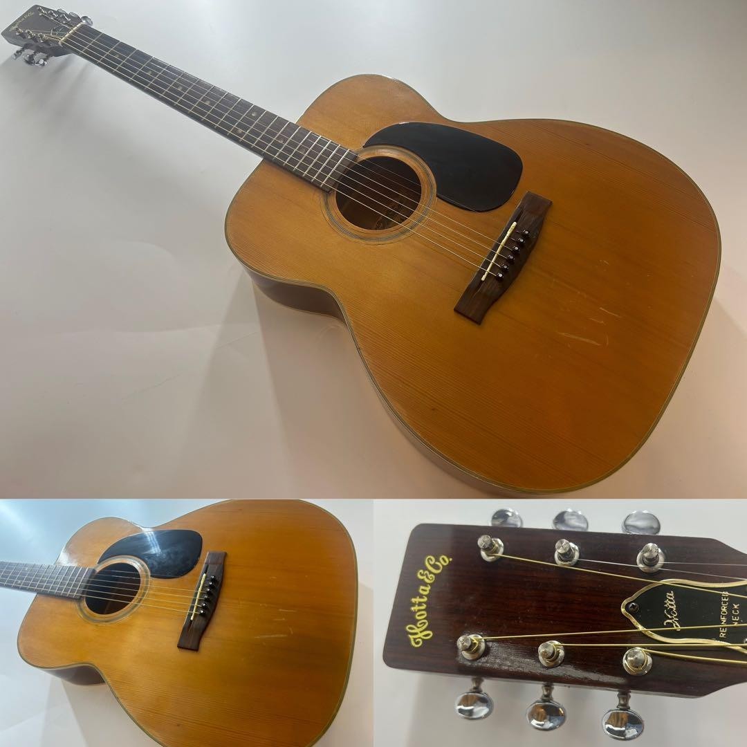 Acoustic Guitar Hotta & Co. F100 Vintage Natural OOO Size | eBay