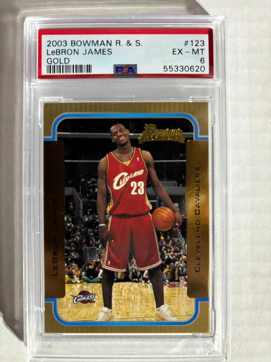 Bowman LeBron James Basketball Rookie Sports Trading Cards for