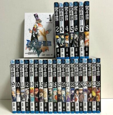 D.Gray-man Manga vol.1-28 set by Katsura Hoshino - Japanese