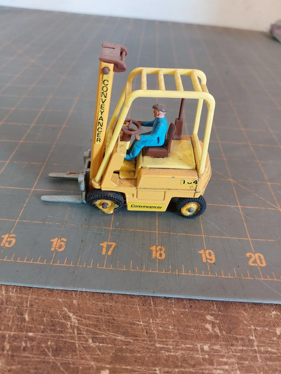 VINTAGE DINKY TOYS CONVEYANCER FORK LIFT WITH DRIVER & CAGE | eBay
