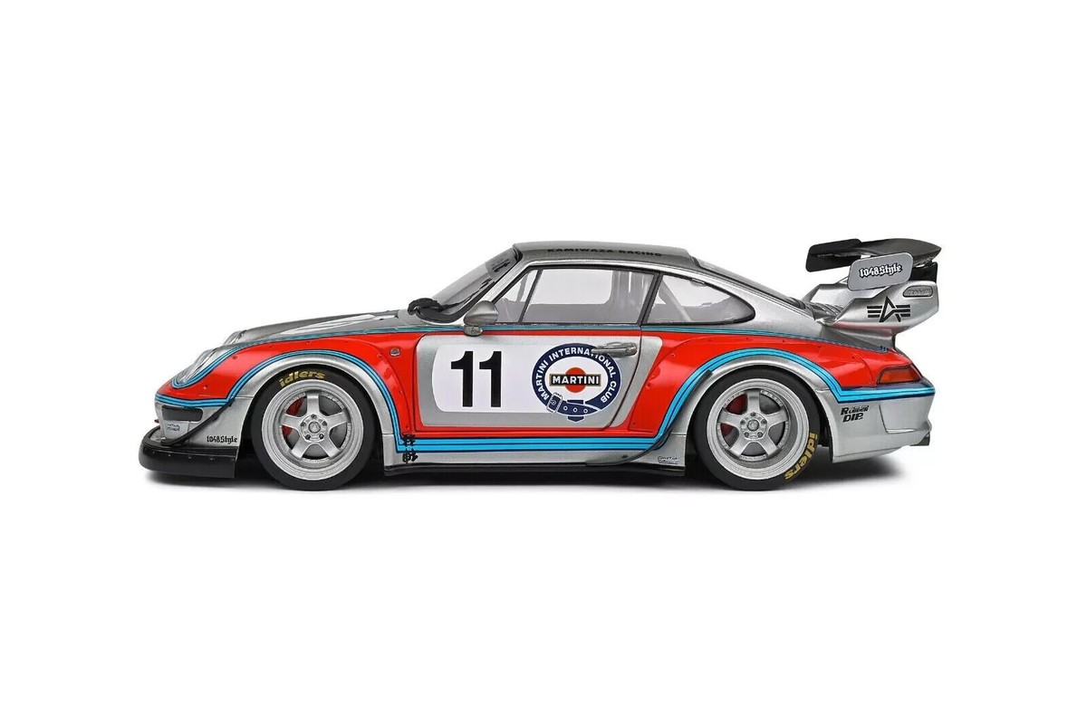 1/18 Porsche 911 993 RWB Bodykit Martini Racing No. 11 Model by