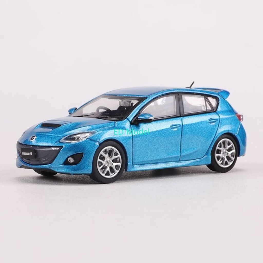 BN GCD 1:64 Blue MPS Mazda 3 Hatchback Sports Model Diecast Metal