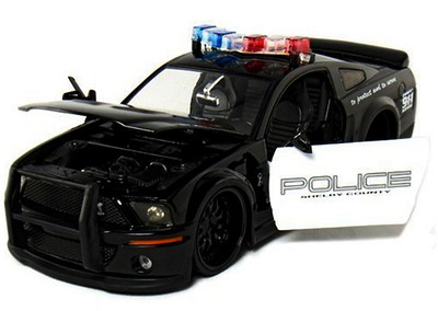 JADA BADGE CITY HEAT 2007 FORD SHELBY GT500 1:24 POLICE GT-500 MIB