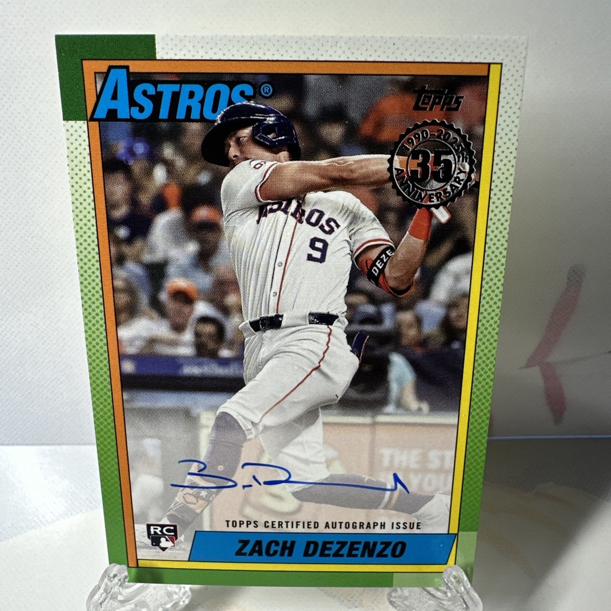2025 Topps Series 2-Zach Dezenzo RC #90B2-ZD 35th Anniversary Auto