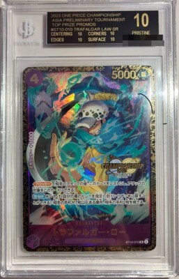 BGS 10 Black Label Trafalgar Law ST10-010 Championship 2023 ONE