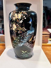 多色景泰蓝1900-1940 年日本花瓶| eBay