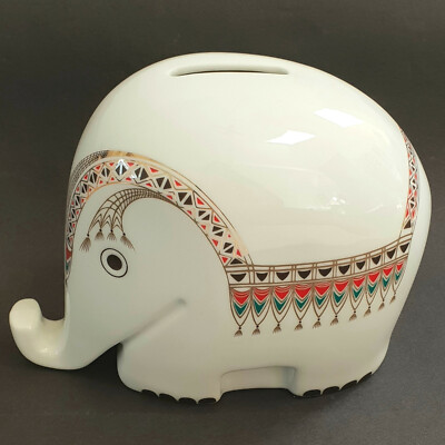 Drumbo Elefant,Luigi Colani, Höchst Germany, Spardose,money