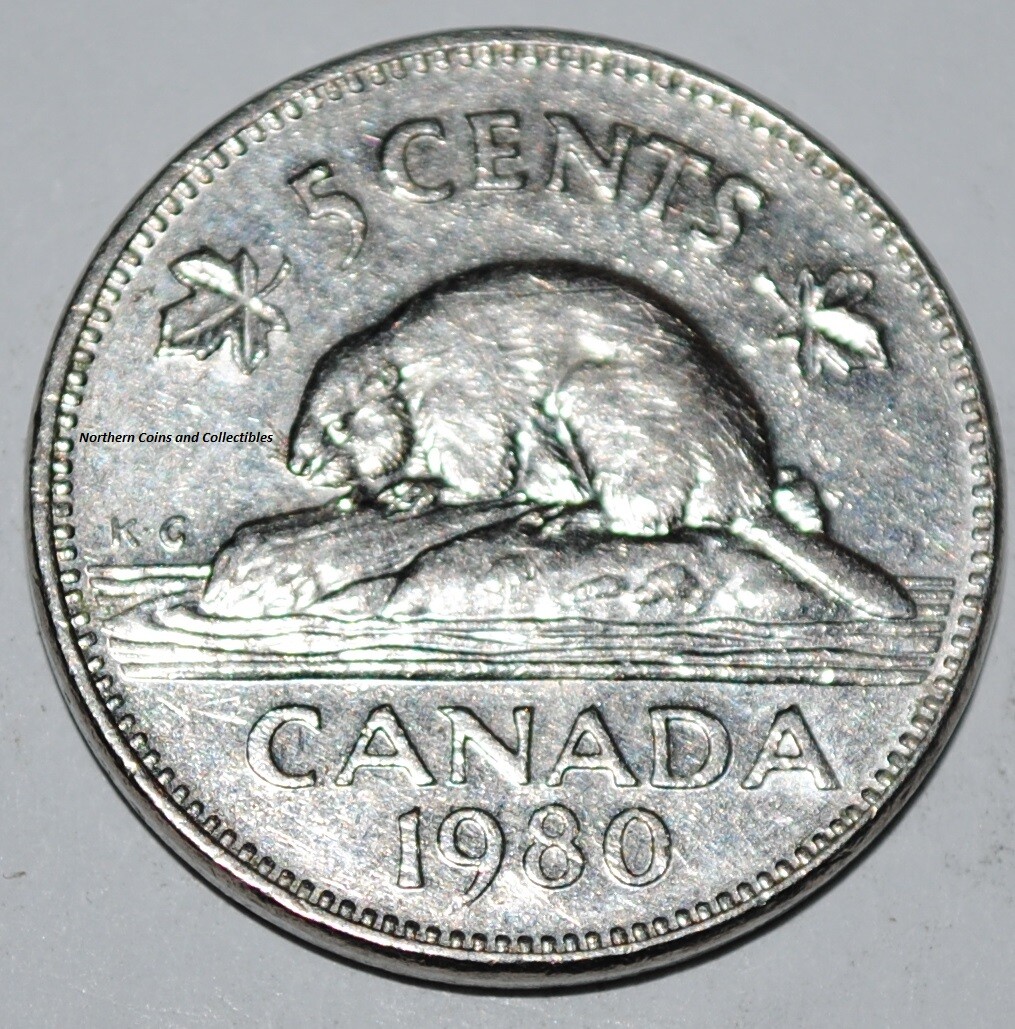 Canada 1980 5 Cents Elizabeth II Canadian Nickel Five Cent | eBay