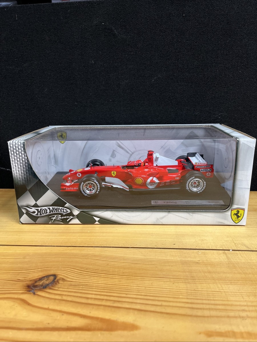 Mattel Hot Wheels Ferrari F1 2005 Michael Schumacher 1 18 for sale