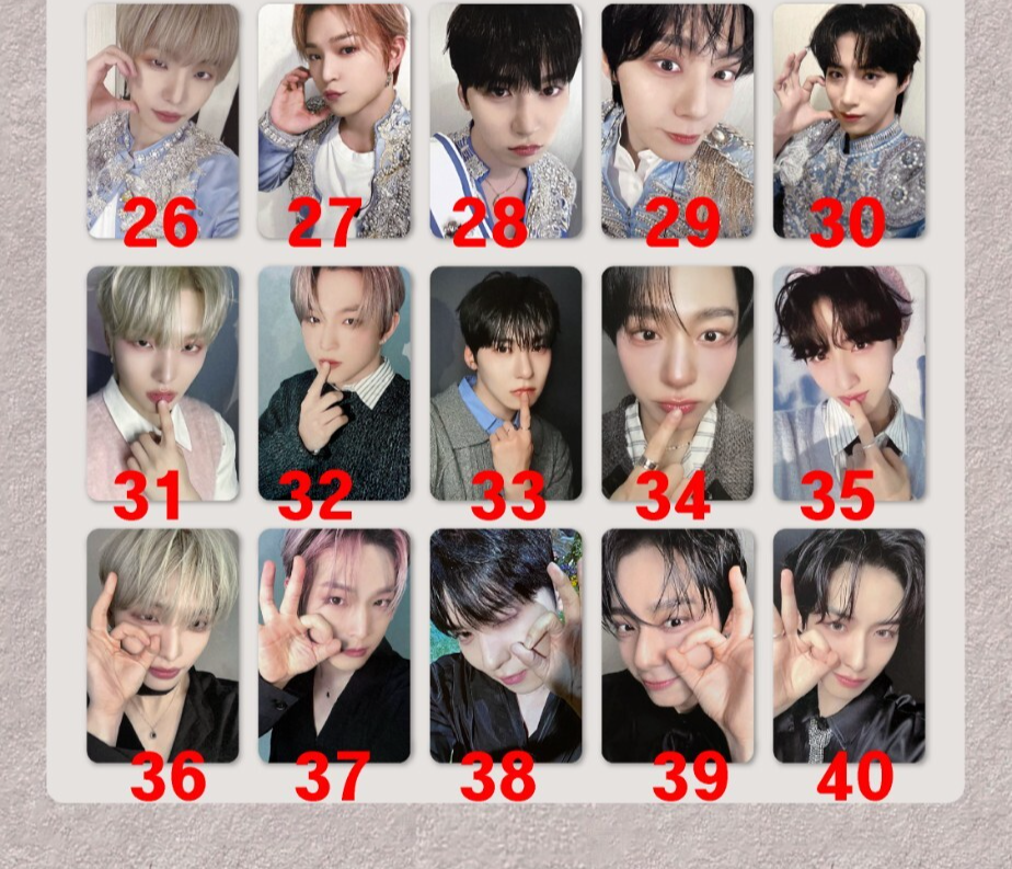 ONEUS - [Dear M] Album Official book /mystery box ver PHOTOCARD