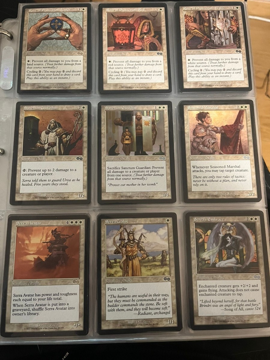 MTG URZA'S SAGA MOSTLY EX+- NM - SAGA DI URZA - FULL COMPLETE SET