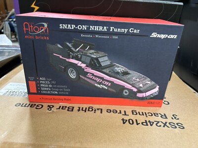 Snap On Lego NHRA Pink Funny Car Dragster 1:22 Scale New in Box