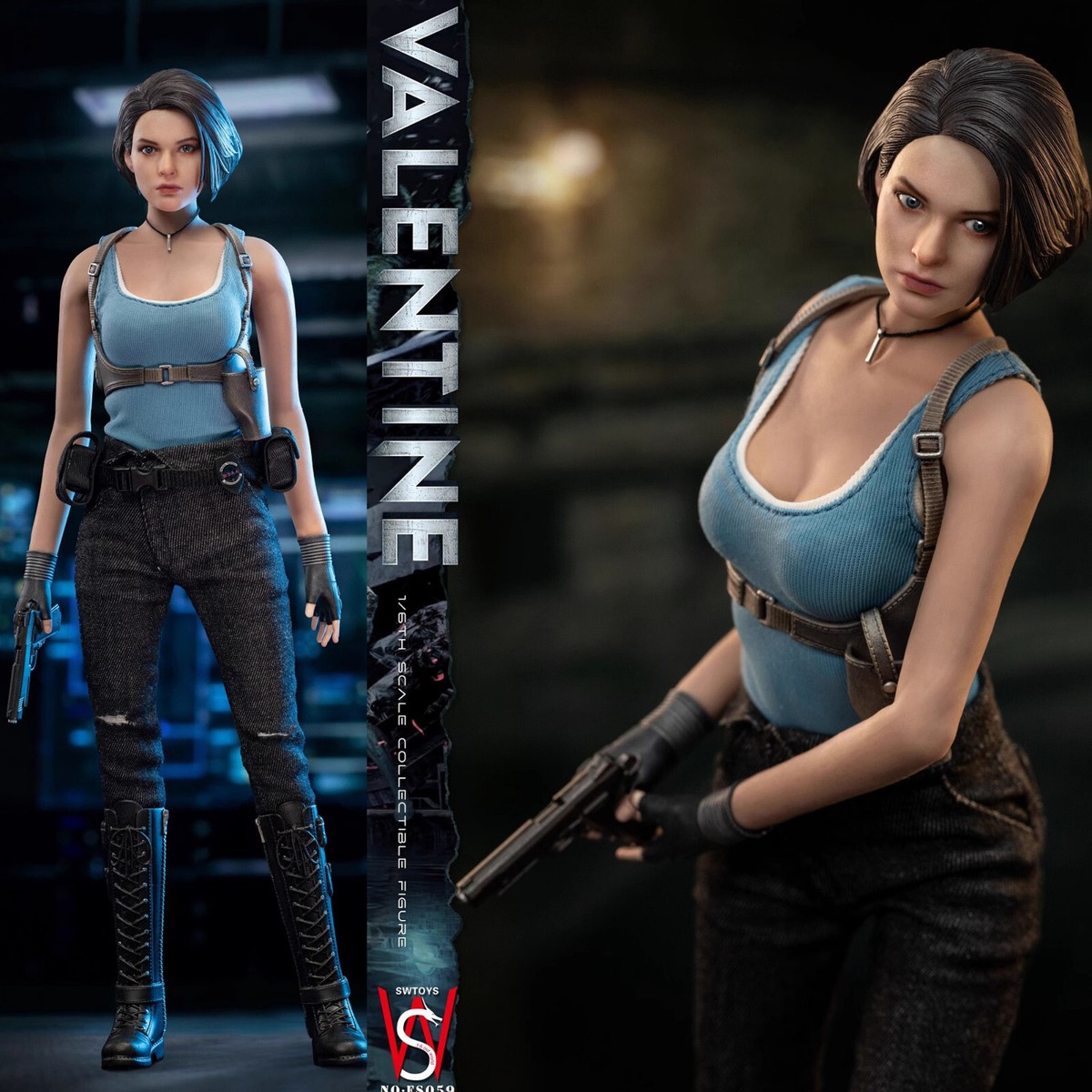 SWTOYS FS059 Jill Valentine Female 1/6 Action Figure 12