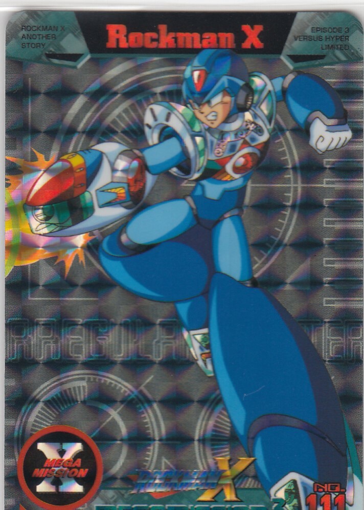 No.111 Megaman X Mega Mission ［RockmanX］ Carddass Selection Box