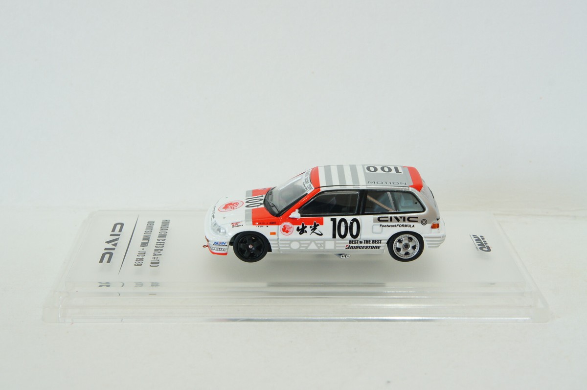 INNO64 Honda CIVIC EF3 Gr.A #100 IDEMITSU MOTION - JTC 1989 ~ 1/64