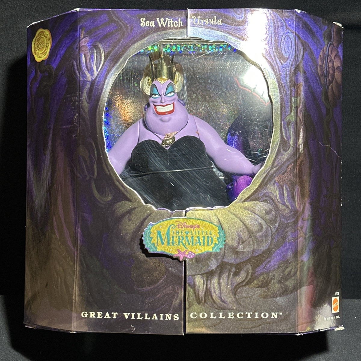 Disney's Sea Witch Ursula Doll Great Villains 1997 Mattel 17575