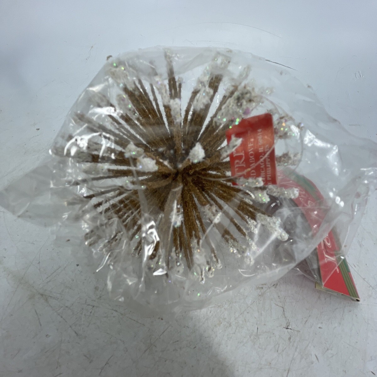 RARE Vintage Silvestri Cristmas Ornament Spiked Ball | eBay