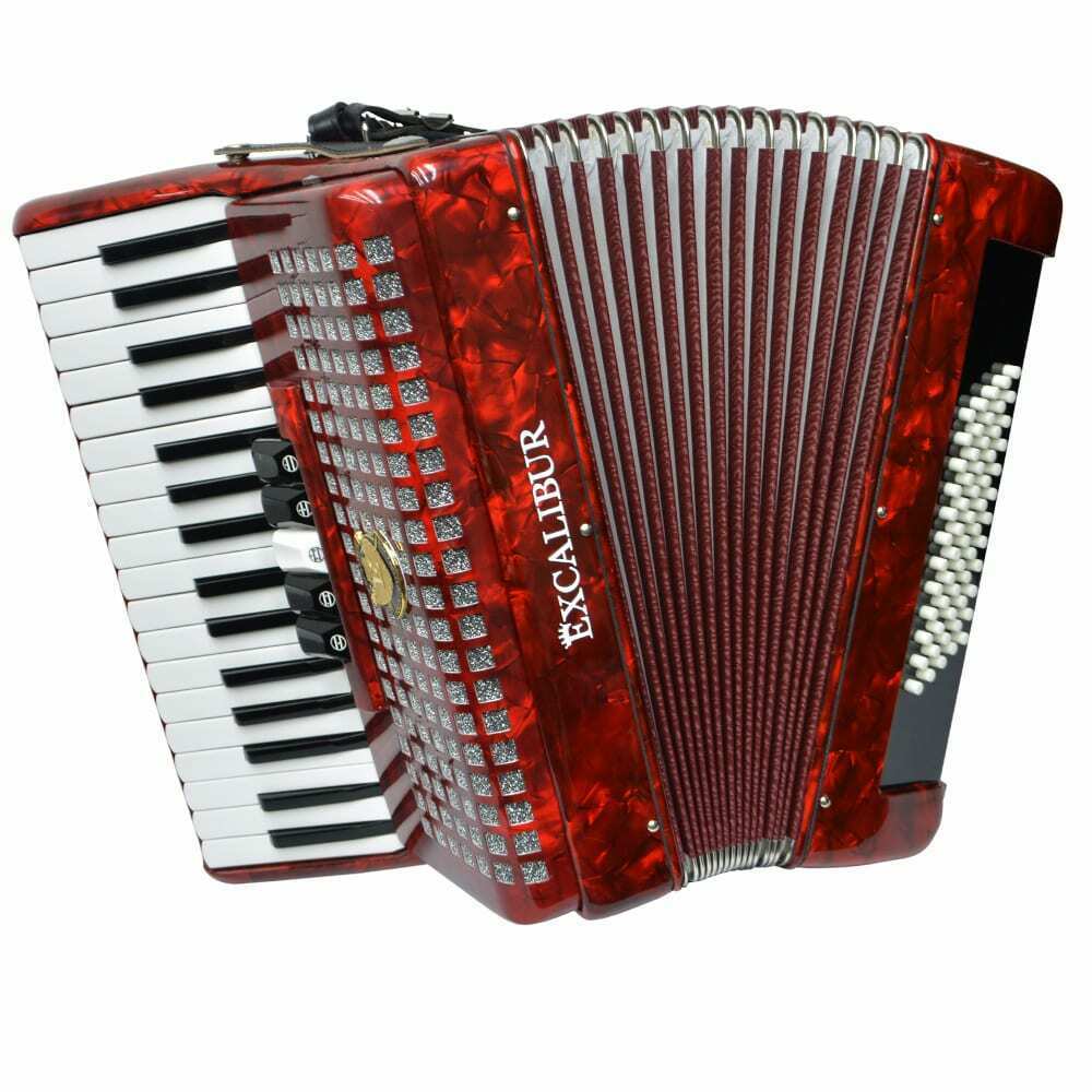 Excalibur Super Classic 60 Bass Piano Accordion - Red | eBay