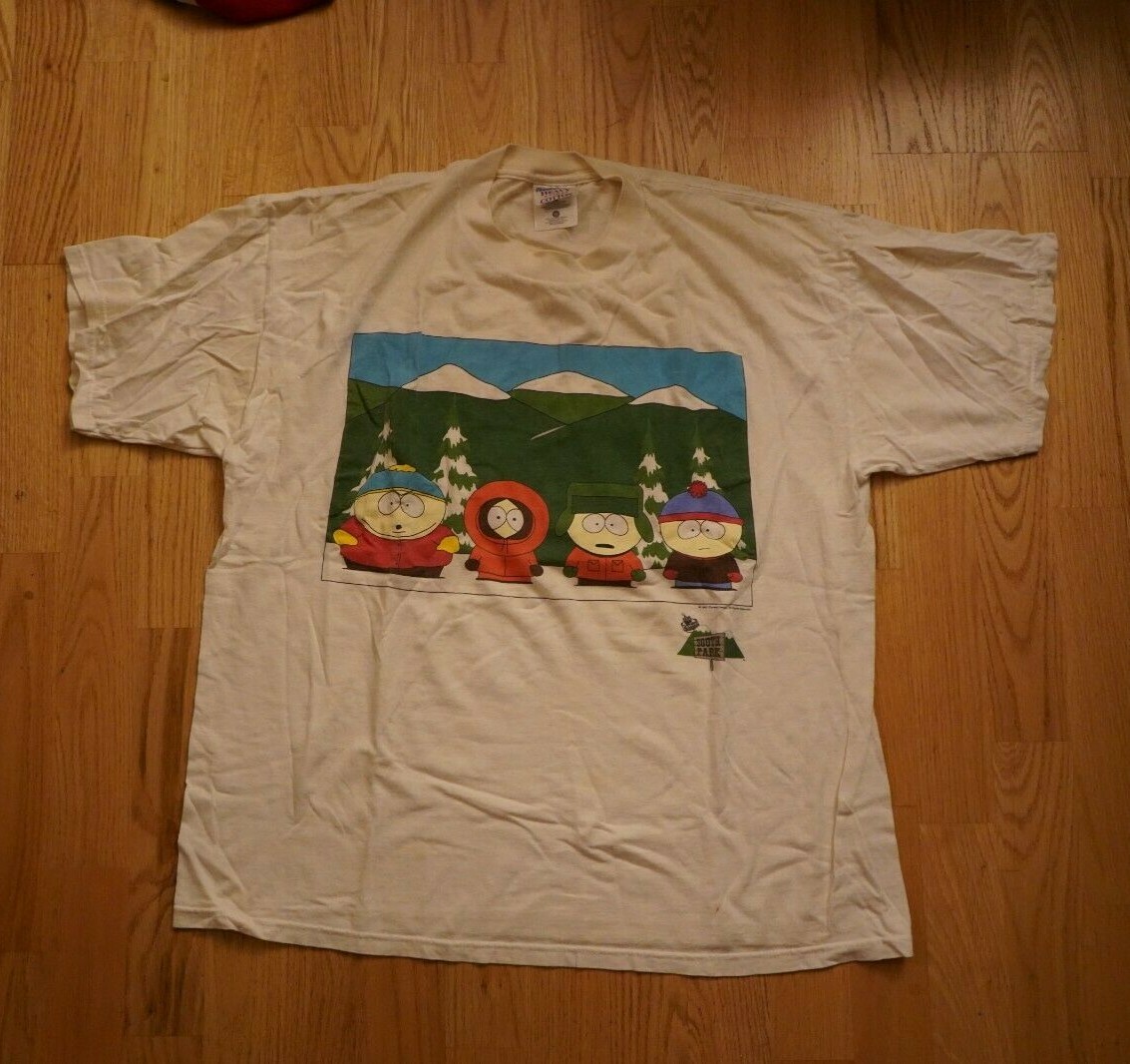 VINTAGE ORIGINAL SOUTH PARK T-SHIRT 1997 COMEDY CENTRAL SIZE XL | eBay